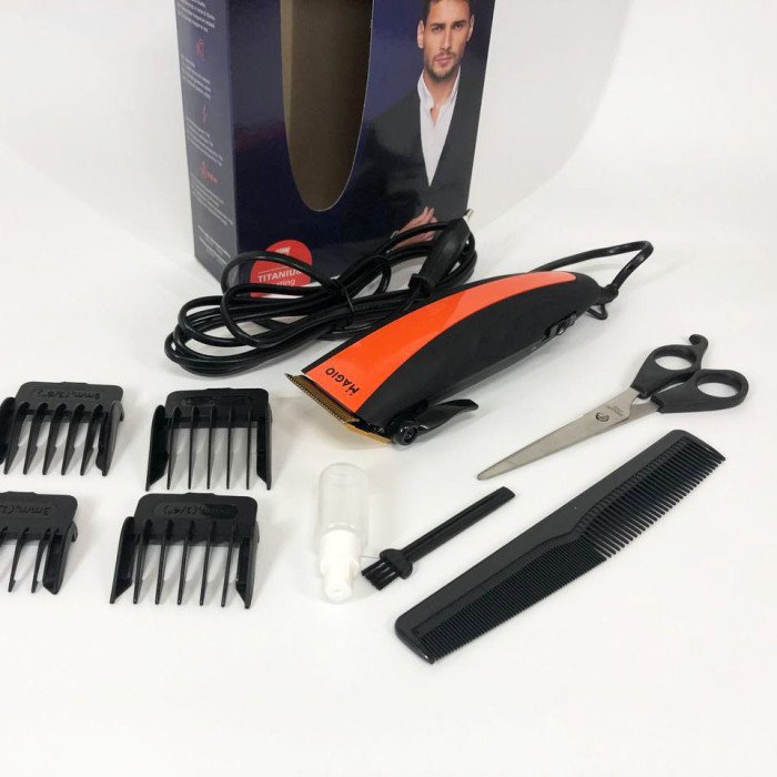 Машинка для стрижки MAGIO МG-581 титан, Машинка окантувальна, Електробритва для голови