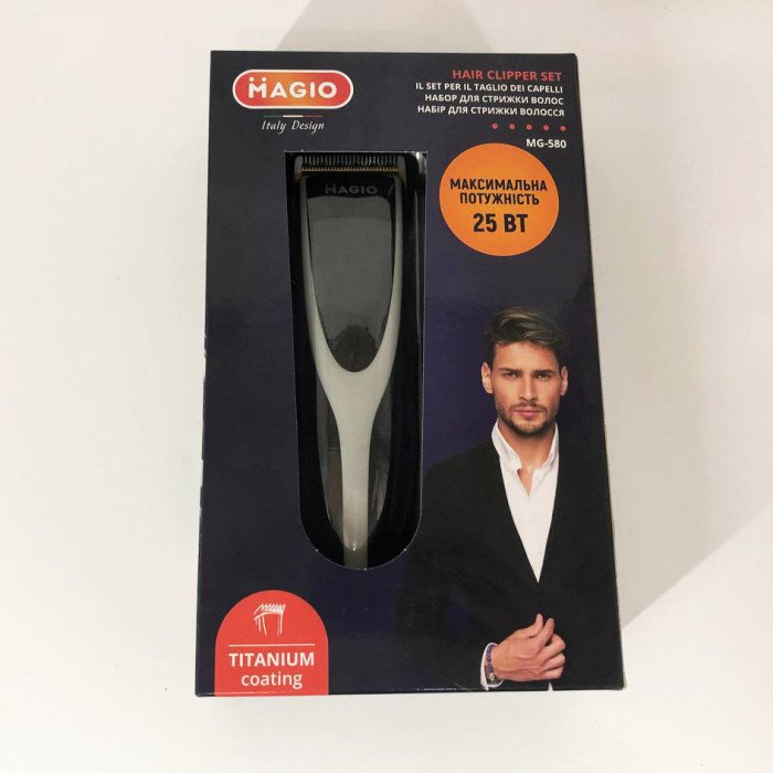 Машинка для стрижки волосся MAGIO MG-580, машина для підстригання, електромашинка для волосся