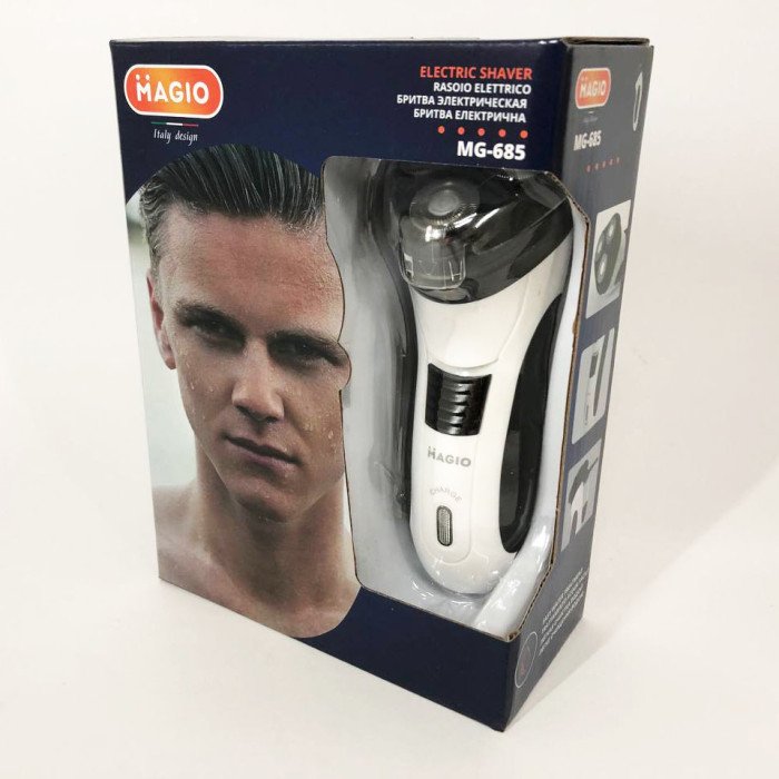 Електробритва MAGIO MG-685, бритва триммер для бороди, машинка для стрижки бороди