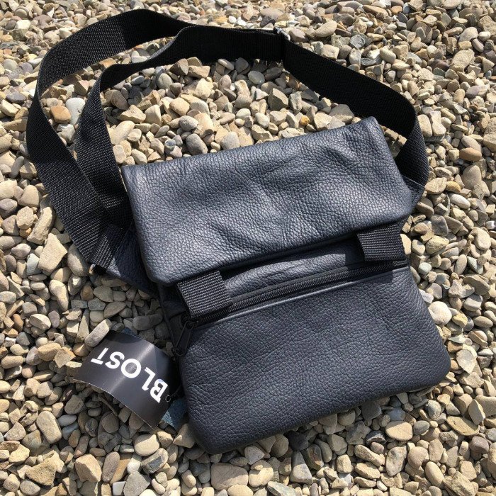 Набір 2В1. Шкіряна сумка з кобурою + ліхтарик професійний POLICE BL-X71-P50