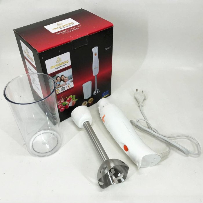 Блендер Ручний Занурювальний ( Подрібнювач) Зі Стаканом Crownberg CB-6221