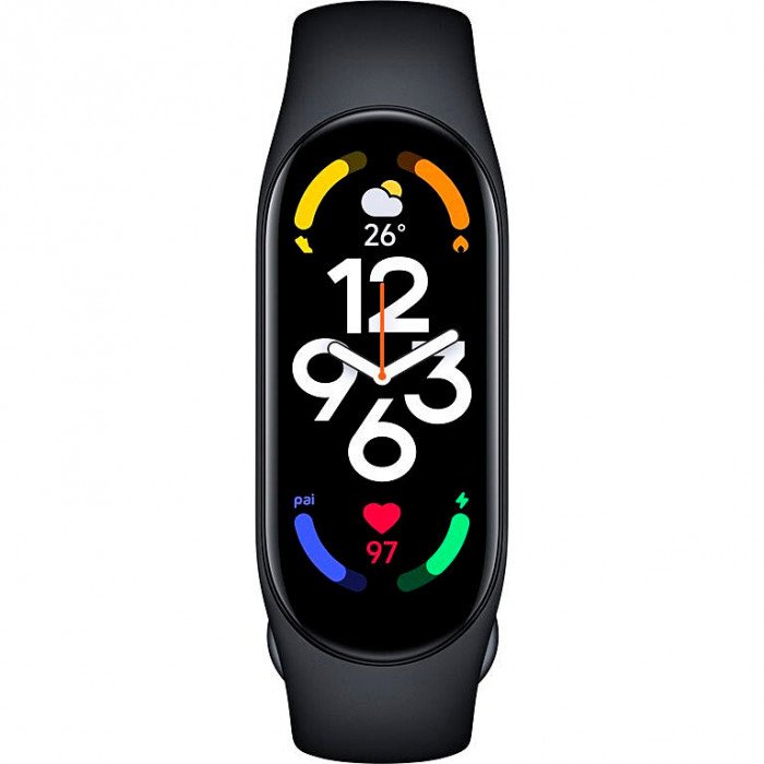 Фітнес браслет FitPro Smart Band M7 (смарт часи, пульсоксиметр, пульс). Колір: чорний