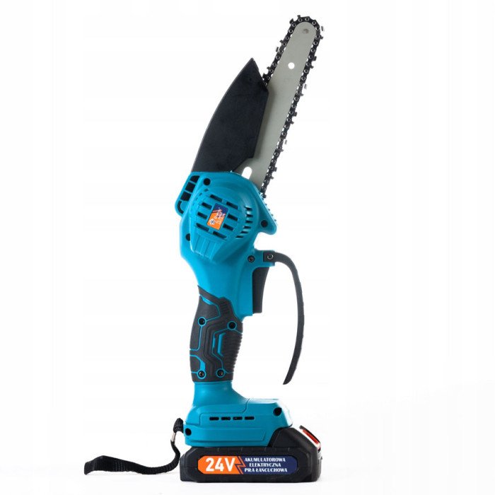 Електрична пилка для гілок Domotec 20 см 24 В, Міні-ланцюгова пилка для дачі, Садова акумуляторна пилка