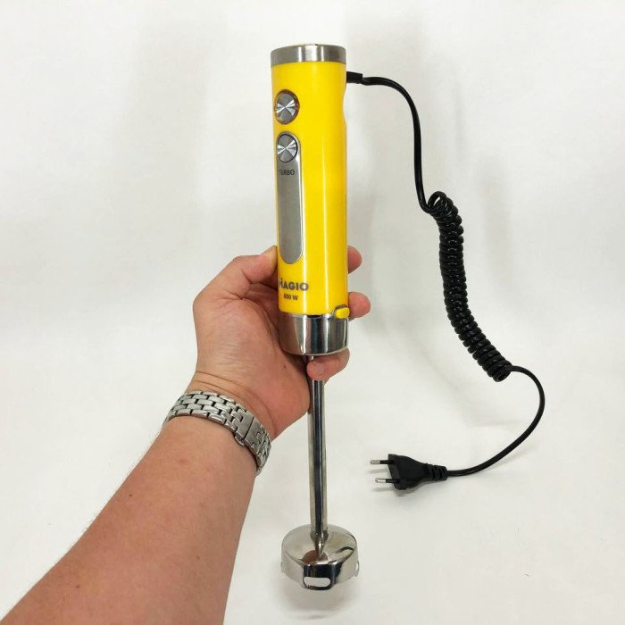 Блендер занурювальний Magio MG-646 800 Вт, портативний блендер для смузі, потужний блендер