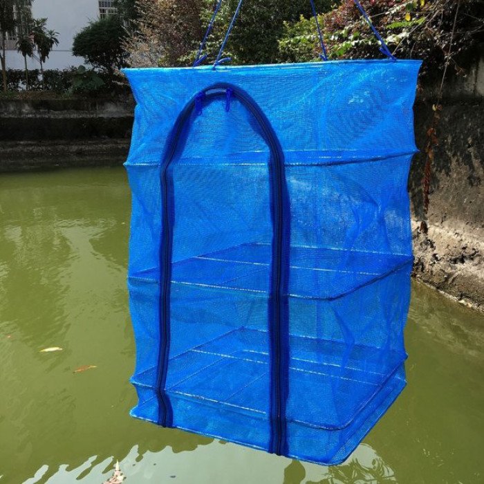 Сітка для сушіння риби фруктів та овочів Триярусна 50х50х55