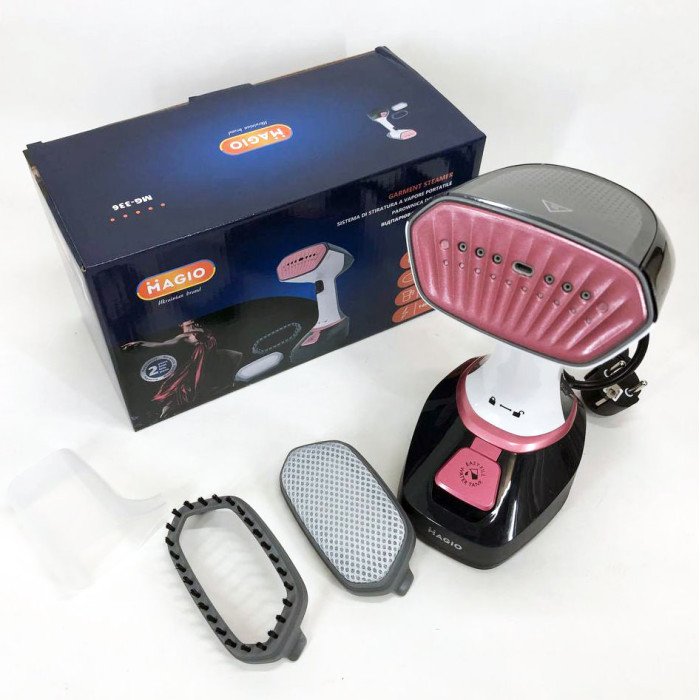 Відпарювач MAGIO MG-336 1400 Вт, портативний відпарювач, побутовий ручний пароочисник універсальний