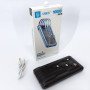 Портативний зарядний пристрій на 10000mAh, Power Bank на сонячній батареї, заряджання. Колір: чорний