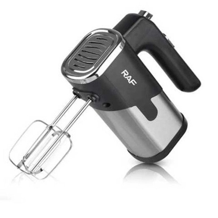 Міксер ручний на кухню RAF R-6630 5 швидкостей 2 насадки 300 W, двовінчиковий міксер, міксер для збивання