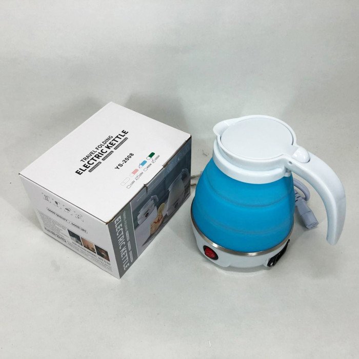 Електрочайник складаний Travel Folding 600 мл. Колір: блакитний