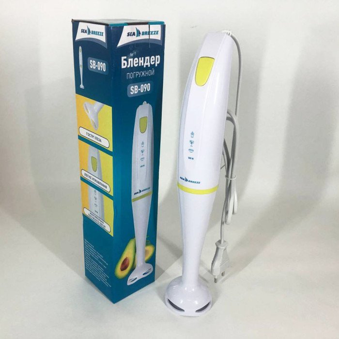 Блендер занурювальний ручний SeaBreeze SB-090 500 Вт, блендер для кухні, блендер для молочних коктейлів