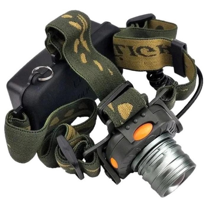 Налобний ліхтар тактичний Bailong BL-1505\602B SENSOR з датчиком руху, Ліхтарик налобний led