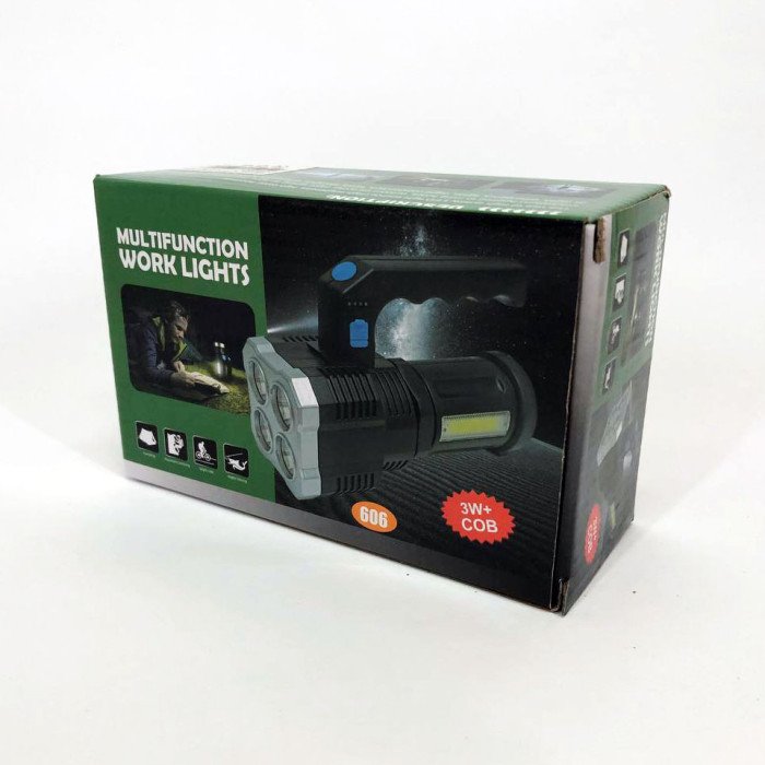 Ліхтар світлодіодний ручний переносний BL-X510-4LED+COB, світлодіодний ручний акумуляторний портативний