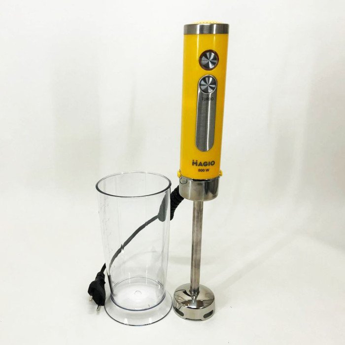 Блендер занурювальний Magio MG-646 800 Вт, портативний блендер для смузі, потужний блендер