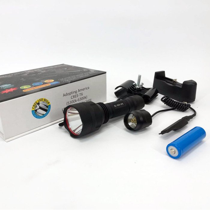 Тактичний підствольний ліхтар Bailong BL-QC8 XPE, сильний ліхтарик, ліхтар ручний тактичний