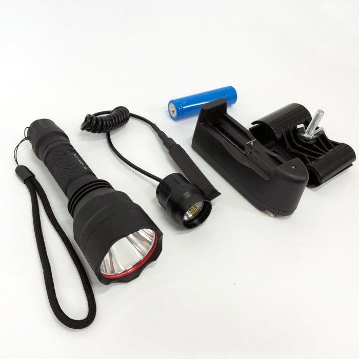 Тактичний підствольний ліхтар Bailong BL-QC8 XPE, сильний ліхтарик, ліхтар ручний тактичний