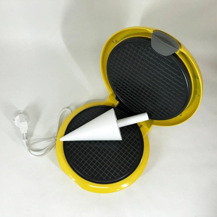 Вафельниця кругла Magio MG-397 1 секція 750 Вт, Електровафельниця для тонких вафель, електрична