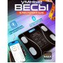 Розумні смарт-ваги Scale TY-619 електронні з додатком на телефон LCD-дисплей загартоване скло