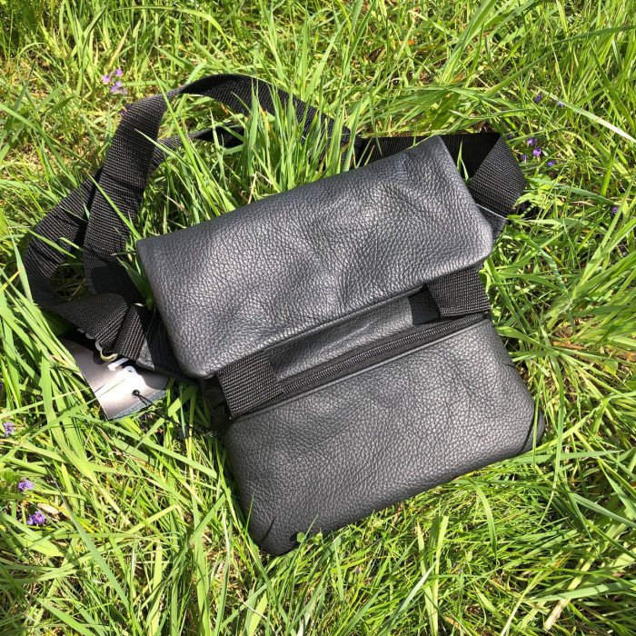 Набір 2В1. Шкіряна сумка з кобурою + ліхтарик професійний POLICE BL-X71-P50