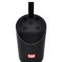 Портативна Bluetooth колонка TG-169 з різнокольоровим підсвічуванням FM-радіо 5Wx2. Колір чорний