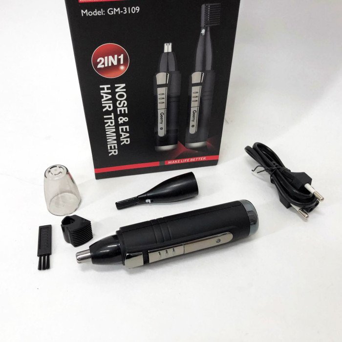 Тример GEMEI GM-3109 2в1, тример бездротовий, машинка чоловіча для гоління, бездротова електробритва