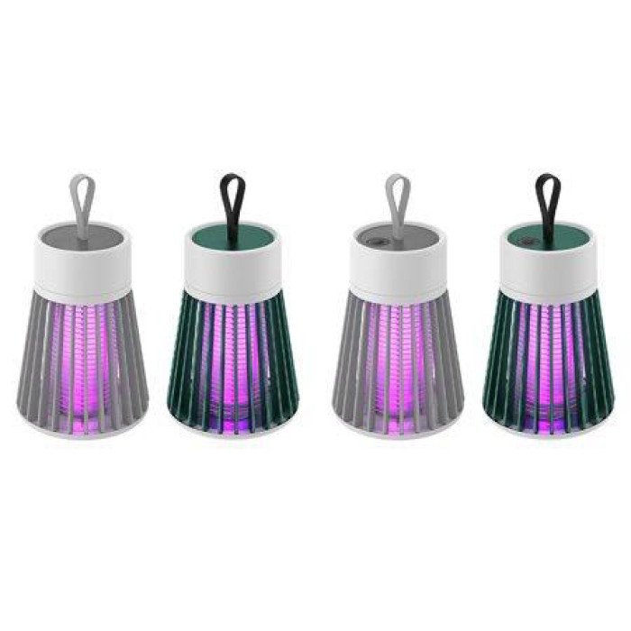 Знищувач комах для будинку Electronic shock Mosquito killing lamp НА АКУМУЛЯТОРІ для походу на природу