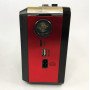Радіоприймач GOLON RX-9100 USB+SD Радіо з ліхтарем, Ретро радіо, FM передавач. Колір: червоний