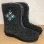 Жіночі чоботи. Розмір 41. Хутряні, високі, утеплені, Бурки на хутрі, Валянки шиті