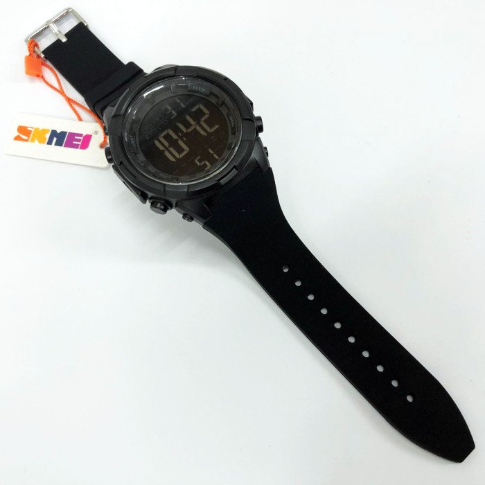 Годинник наручний чоловічий SKMEI 1845BK BLACK, водонепроникний чоловічий годинник. Колір: чорний
