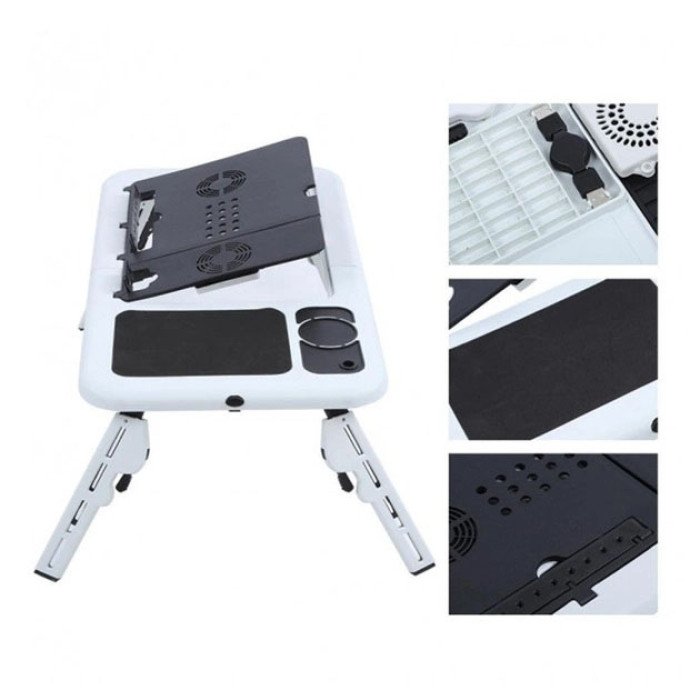 Підставка для ноутбука LD-09 E-Table, Похила підставка ноутбука на стіл у ліжко