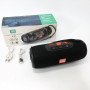 Портативна Bluetooth колонка TG341 зі шнурком, акумуляторна переносна колонка. Колір: чорний