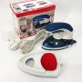 Відпарювач Mini Steam Iron HT-558B, Праска електрична парова, Парова праска для одягу. Колір: синій