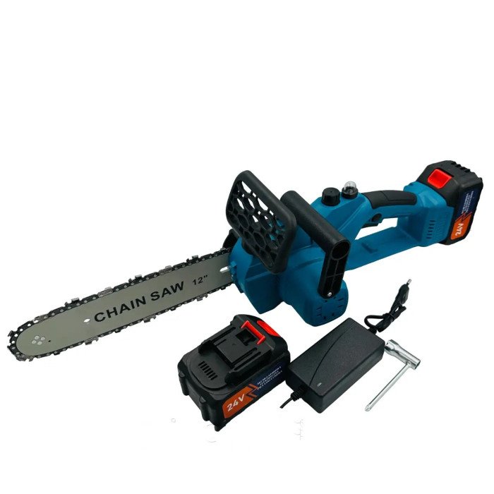 Акумуляторна ланцюгова пила Chain Saw 12'' (30см) DOMOTEC Ланцюгова Пила на акумуляторах для дому