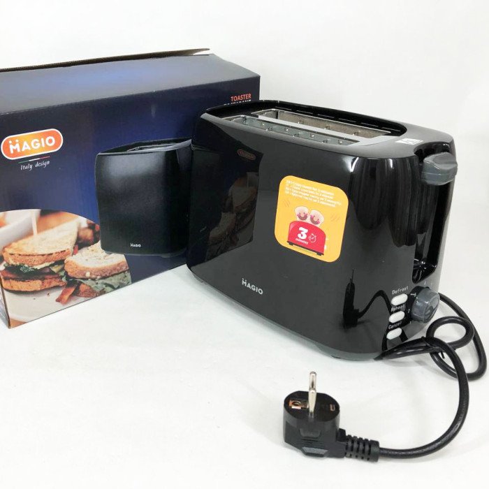 Тостер MAGIO MG-281, електронні тостери, маленький тостер, тостерниця для бутербродів