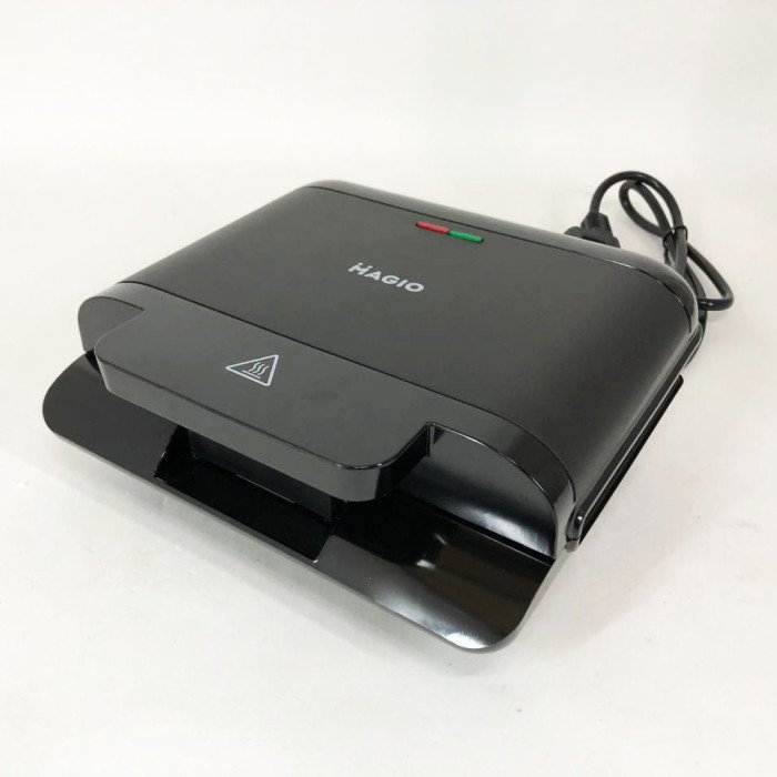 Бутербродниця MAGIO MG-378 750 Вт з антипригарним покриттям, Настільний гриль електричний-притискний