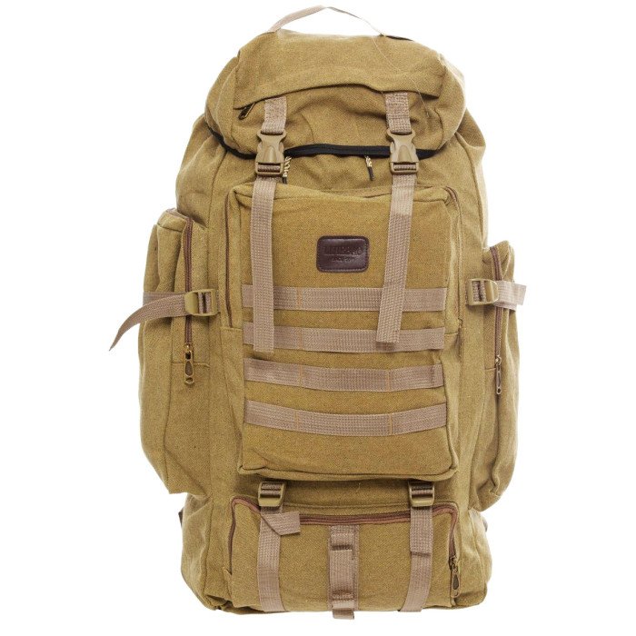 Армійський рюкзак тактичний 70 л Водонепроникний туристичний рюкзак. Колір: койот