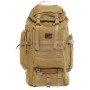Армійський рюкзак тактичний 70 л Водонепроникний туристичний рюкзак. Колір: койот
