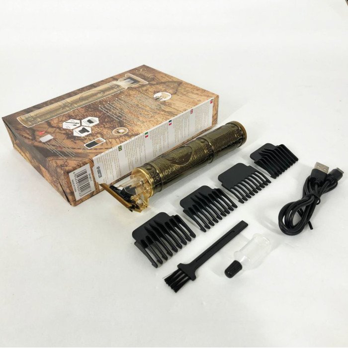 Машинка для стрижки волосся професійна триммер для бороди окантувальна машинка Shuke 3W SK-8017