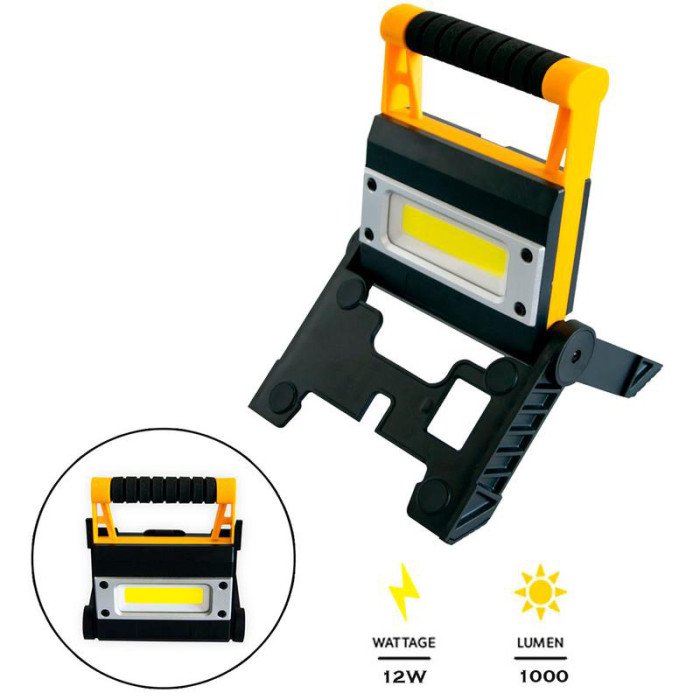 Ліхтар-прожектор акумуляторний BL MS 8006 7858 ручний, акумуляторний ліхтар кемпінговий, лампа