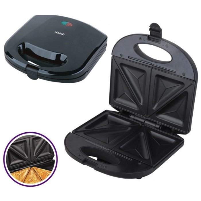 Бутербродниця сендвічниця MAGIO MG-360N 700 Вт, електробутербродниця, електрична сендвічниця