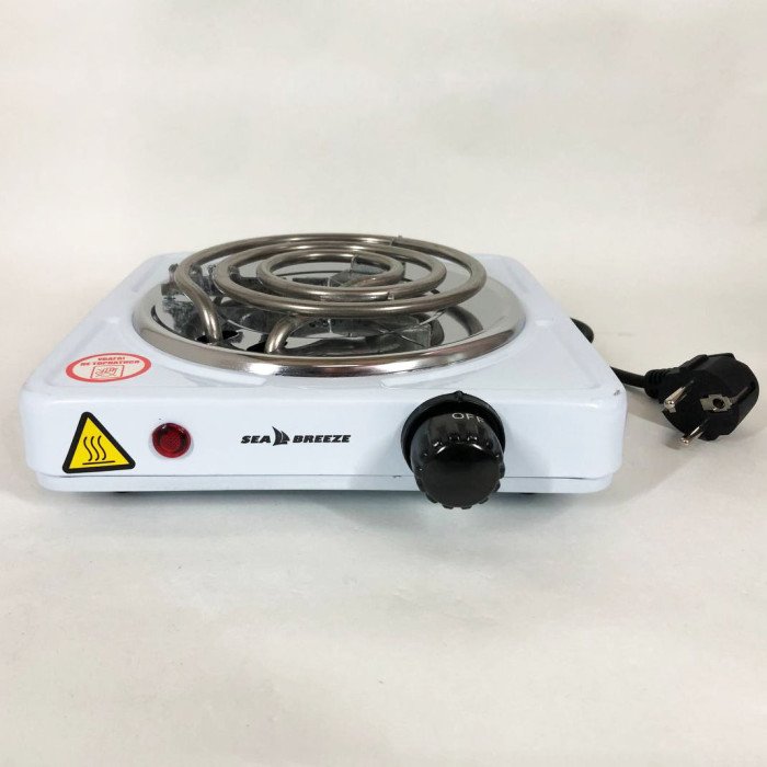 Настільна плита електрична Sea Breeze SB-062, електроплита настільна одноконфоркова, плита побутова