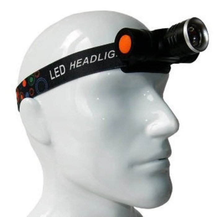 Ліхтар налобний Police 5808-T6 (Cree XM-L-T6, 1050 люмен, 3 режими, 1х18650), Світлодіодний налобний