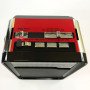 Радіоприймач GOLON RX-9100 USB+SD Радіо з ліхтарем, Ретро радіо, FM передавач. Колір: червоний