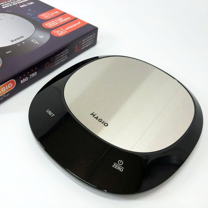 Ваги кухонні MAGIO MG-780 водонепроникні, ваги для кондитера, кухонні ваги міні
