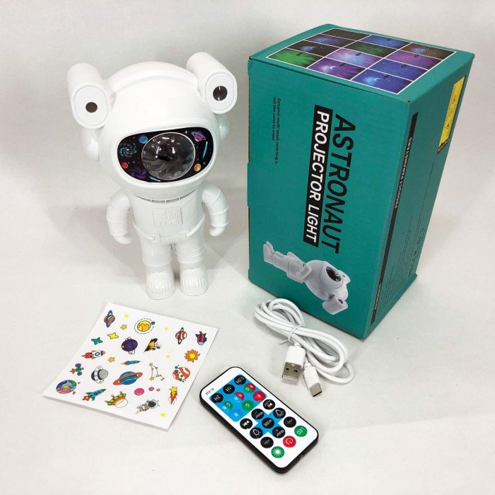 Нічник-проектор Астронавт Astronaut Нічник дитячий проектор зоряне небо