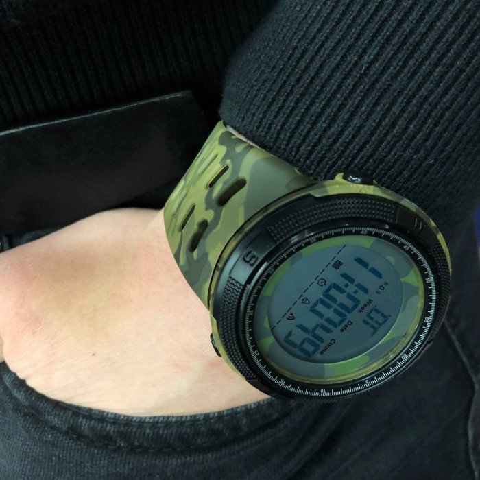 Годинник наручний чоловічий SKMEI 2070CMGNWT ARMY GREEN CAMO. Колір: камуфляж