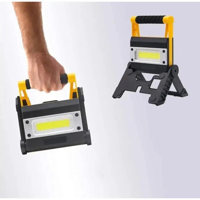 Ліхтар-прожектор акумуляторний BL MS 8006 7858 ручний, акумуляторний ліхтар кемпінговий, лампа