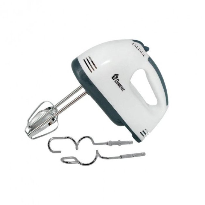 Міксер Domotec MS-1333 ручний з насадками для збивання та для тесту, Двовіночковий міксер