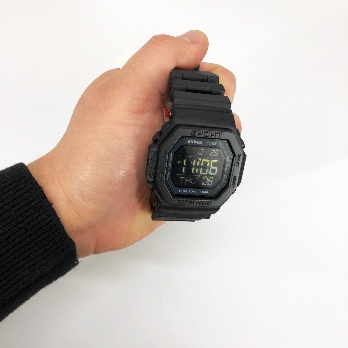 Годинник наручний чоловічий SKMEI 1988BK, чоловічий армійський водостійкий тактичний годинник, для військовослужбовців