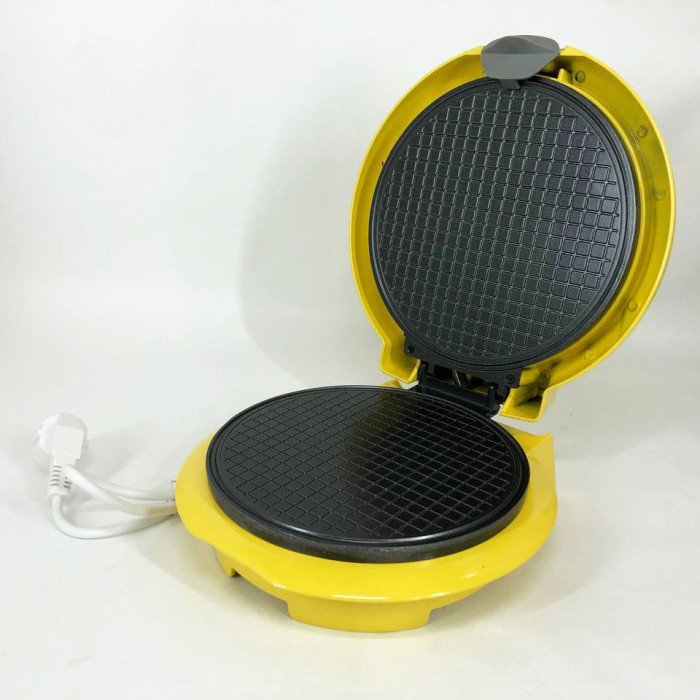 Вафельниця кругла Magio MG-397 1 секція 750 Вт, Електровафельниця для тонких вафель, електрична