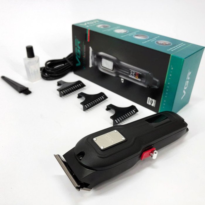 Машинка для стрижки волосся VGR V-918, Бездротова електробритва, Машинка для стрижки волосся домашня